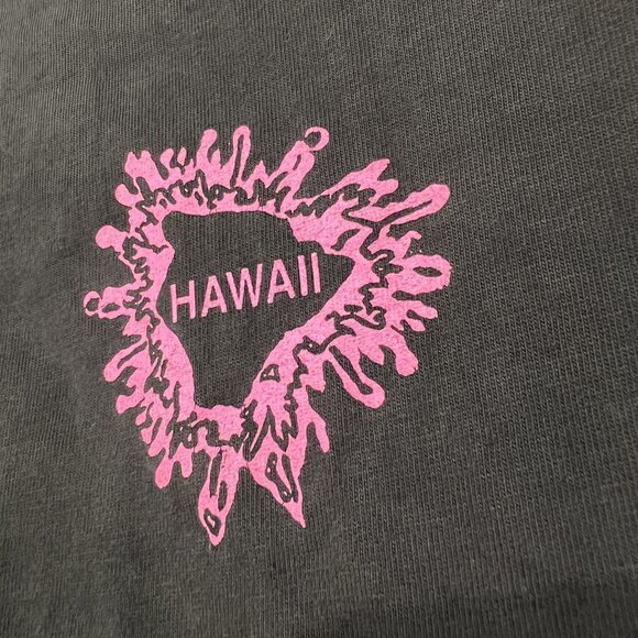 Vintage Upcycled Island Of Hawaii Eclipse 1991 Tee Womens Small Single Stitch - Picture 4 of 12